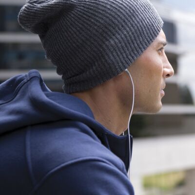 ATC EVERYDAY RIB KNIT SLOUCH BEANIE. Thumbnail